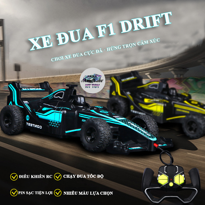 Xe Đua F1 RC Điều Khiển Từ Xa – Siêu Xe Đua Mô Hình Thể Thao Cho Bé Trai