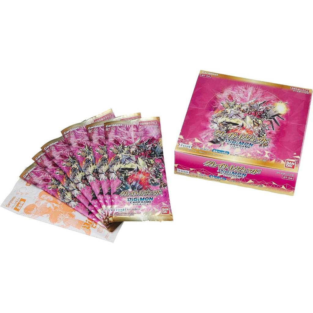 BANDAI Digimon Card Game Booster Great Legend [BT-04] (BOX)