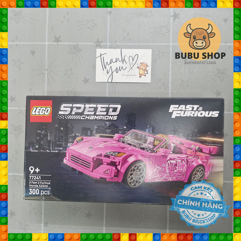 Bộ xếp hình Speed Champions 77241 -  2 Fast 2 Furious Honda S2000