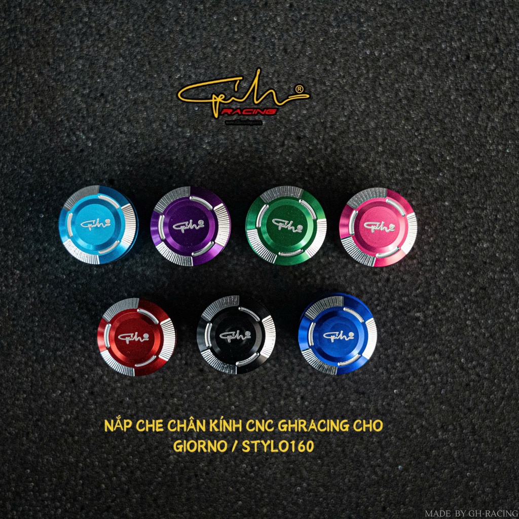 Nắp che chân kính Ghracing cho Giorno Stylo160 Scoopy - nắp bịt chân gương Giorno Stylo160 Scoopy (S