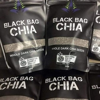  Hạt Chia Đen Black Bag 500g Thanh Nhiệt – Giàu Omega-3 – Bổ Sung Chất Xơ 