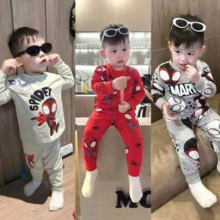 Combo 3b bé trai dài tay SPIDERMAN.