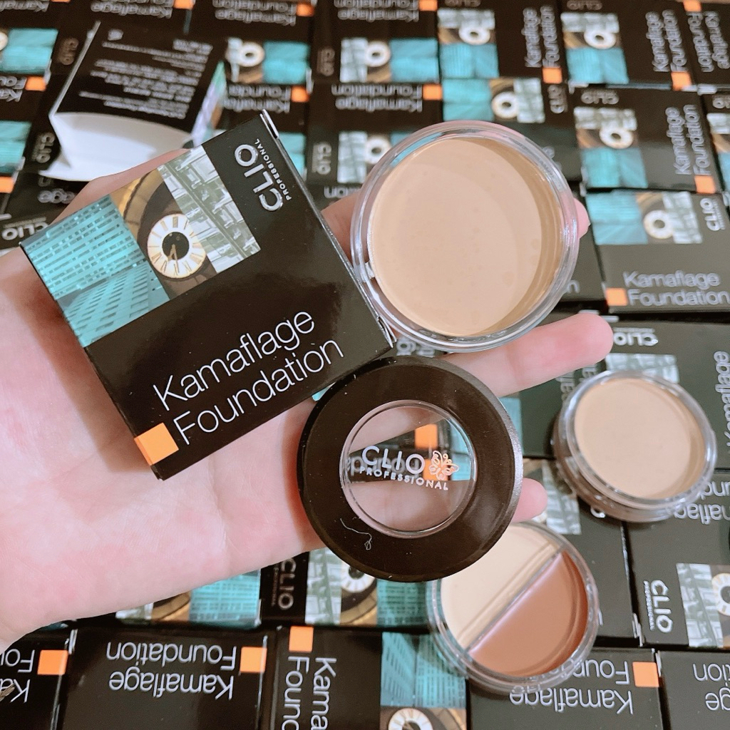 BÁNH NỀN CHE KHUYẾT ĐIỂM CLIO KAMAFLAGE FOUNDATION
