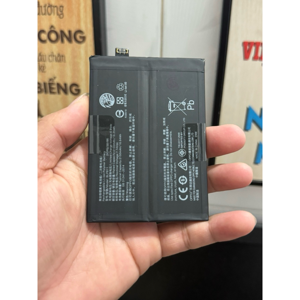 PIN OPPO RENO 5 5G/RENO 4SE/FIND X3 LITE ZIN MÃ BLP811