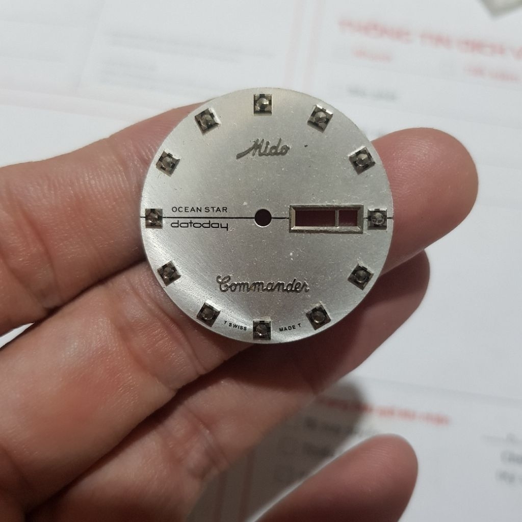 Mặt số đồng hồ MIDO 2 lịch đường kính 31mm