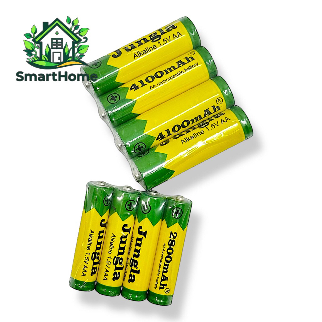 Vỉ 4 pin Sạc Akaline 1.5V AA 4100mah/AAA 2800mah