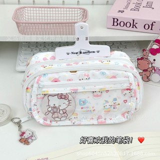   Hỏa tốc HCM   Tặng móc charm Kitty   3 cái tặng 1 gương mèo  Bóp viết lớn nhiều ngăn hình mèo Hello Kitty dễ thương🍑 