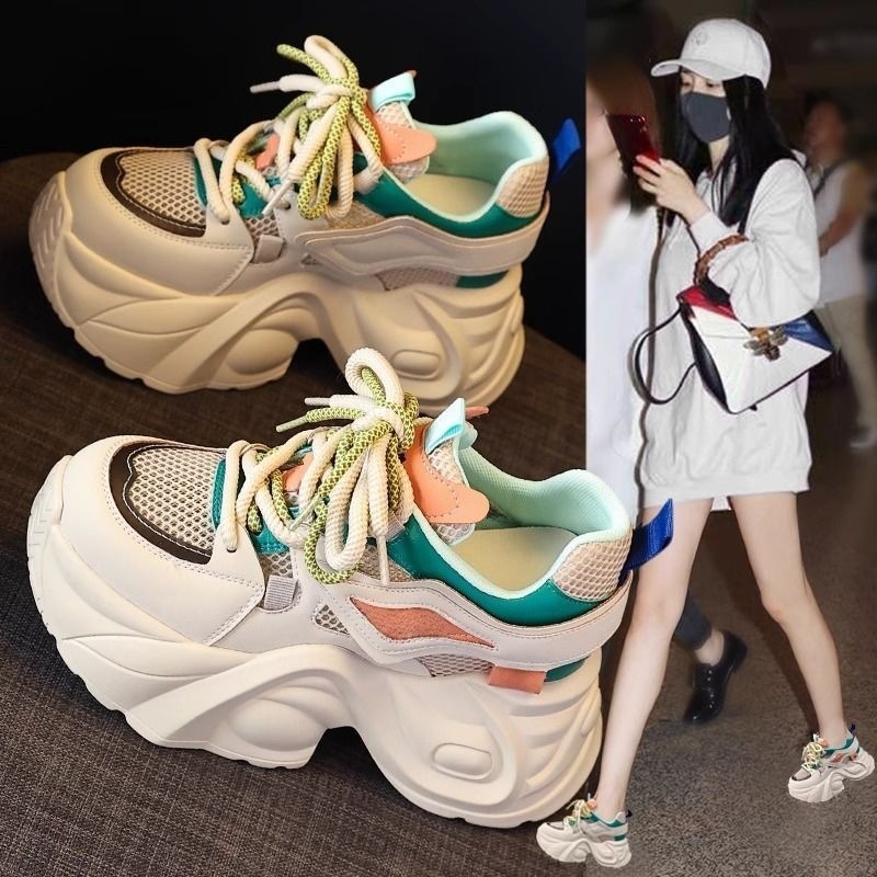 Giày thể thao nữ đế dày chất đẹp cao 5cm