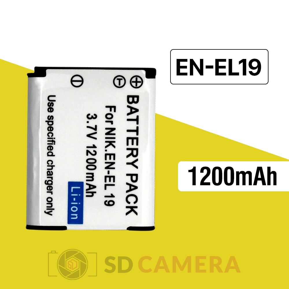 Pin EN-EL19 cho Nikon Coolpix S32 Coolpix S33 Coolpix S100... Pin EN EL19 dung lượng cao