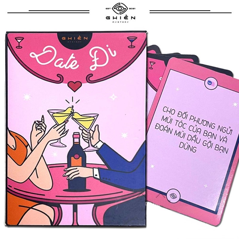 Bộ bài tình yêu "Date Đi"-Drinking Game date cùng crush, thử thách thú vị cho cặp đôiI Ghiền Mystery