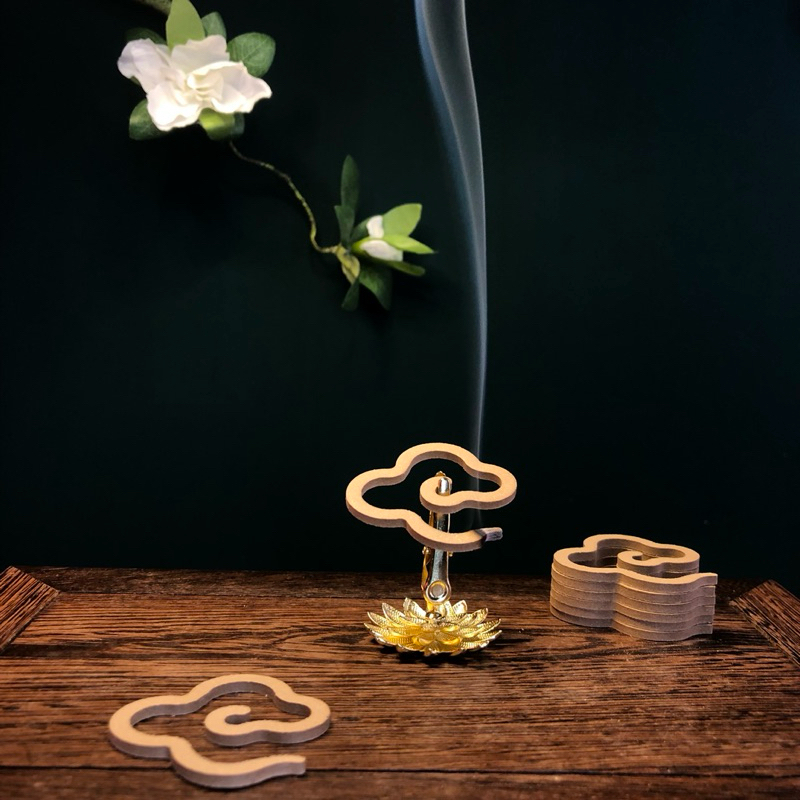 (Tặng Kẹp) Nhang Vân Mây Mini - Nhang Vân Mây Trầm Hương Cực Thơm Cao Cấp