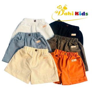 (chọn đúng size qđ17) Combo 3 Quần Đùi Đũi Cho Bé, Quần Short Cho Bé DaHi kids Size Từ 10kg Đến 35kg