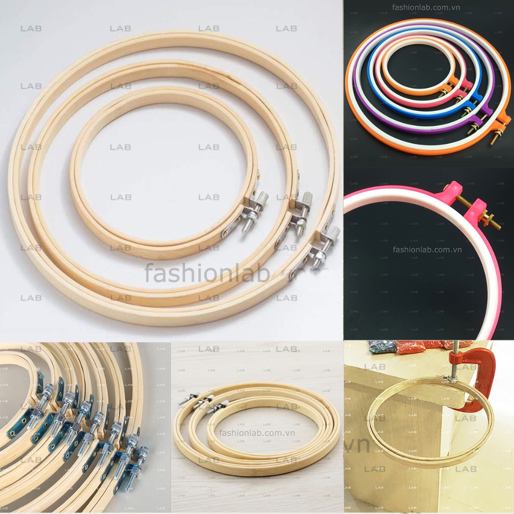 Khung thêu tròn nhiều cỡ #0103