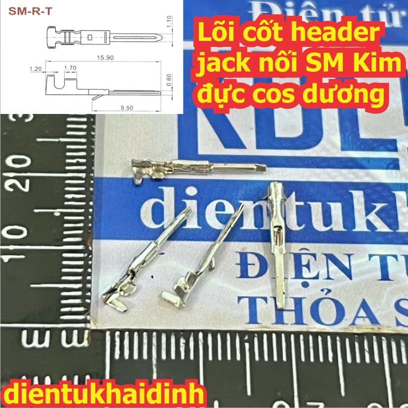 100 cái Lõi cốt header jack nối SM Kim đực cos dương kde1632
