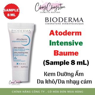   Mini Size 8mL  Kem Dưỡng Ẩm Bioderma Atoderm Baume 8mL  Sample  