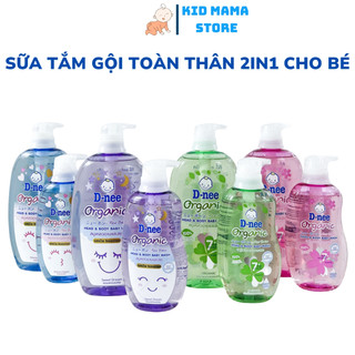  Sữa tắm gội Dnee Baby Organic 2in1 cho bé 0-3 tuổi dịu nhẹ an toàn giữ ẩm da và tóc thơm tự nhiên 
