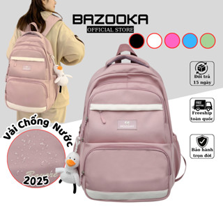 Balo nữ đi học cặp đi học nữ nhiều ngăn thời trang Ulzzang Hàn Quốc vải dù mịn chống nước BL10