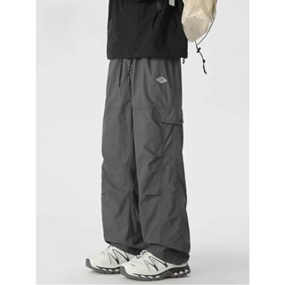 Quần Ống Rộng Nam Nữ Unisex TOUGH MINDED Chất Gió Nhăn, Quần Jogger Cargo Suông Thể Thao Form Rộng Thời Trang Hàn Quốc