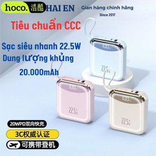  Pin sạc dự phòng HOCO mini tiêu chuẩn CCC dung lượng 20.000mAh 