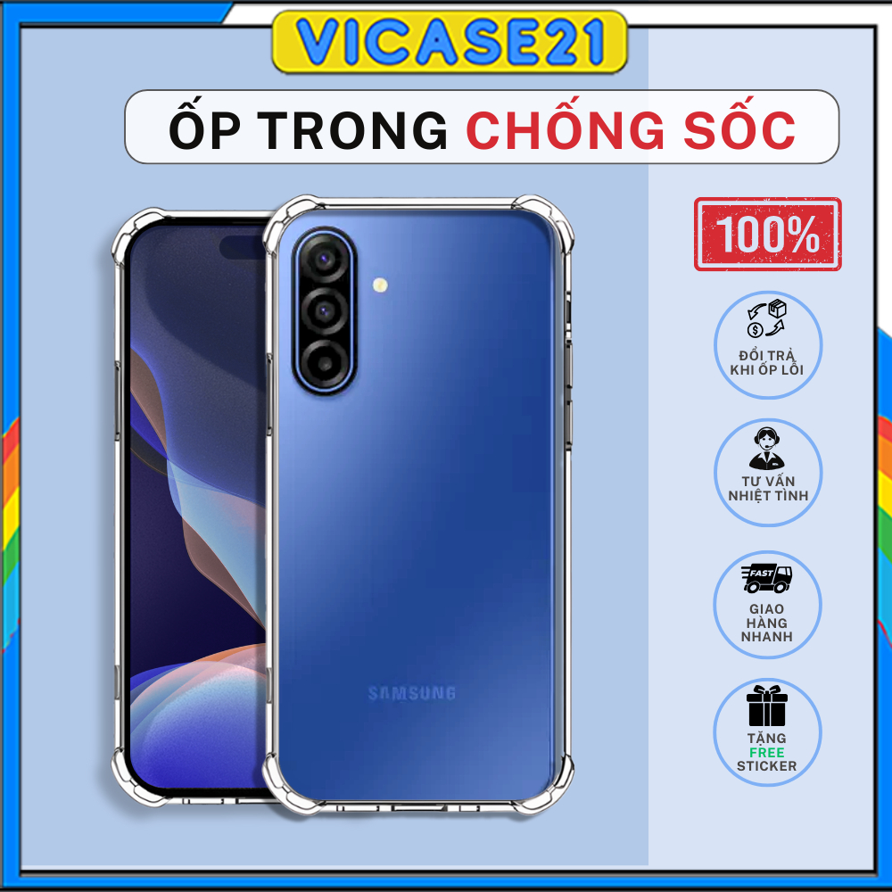 Ốp Lưng Samsung Galaxy A17, A27, A37, A57 TRONG SUỐT CHỐNG SỐC VICA