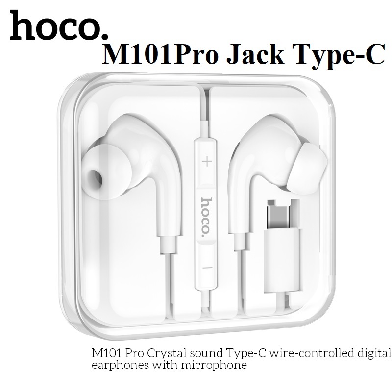 Tai nghe kỹ thuật số điều khiển bằng dây Hoco M101 Pro chân Type-C có micrô