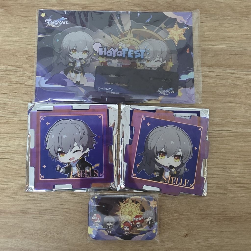 (Hoyofest 2025) Limited Standee Badge nam châm Acrylic HSR - Honkai Star Rail