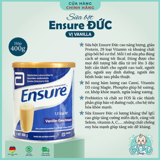 Sữa ens Đức ENSURE VANILLE