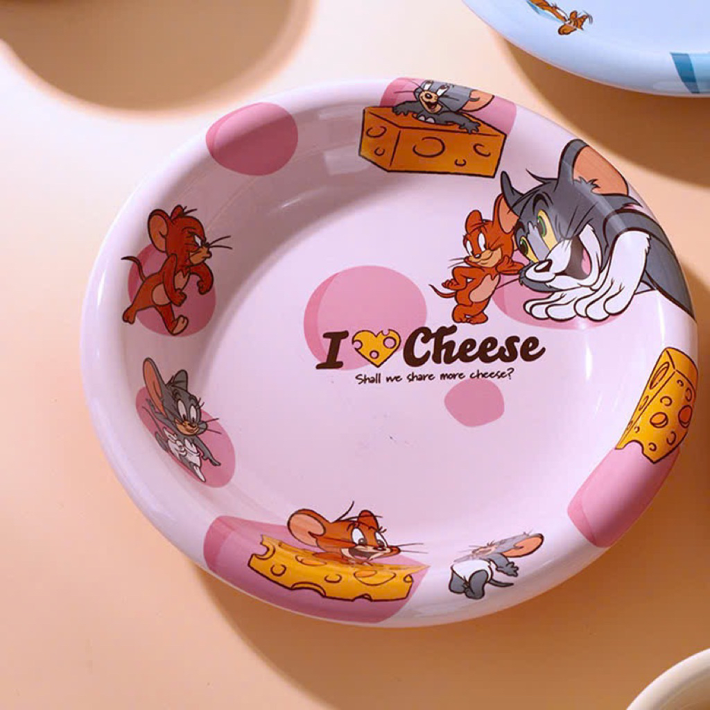 Đĩa sứ Tôm & Jerry hàng chính hãng Disney