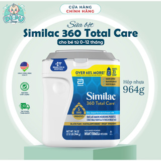   DATE 2026  Sữa Similac 360 Total care lon nhựa size 0-12 tháng 964g 