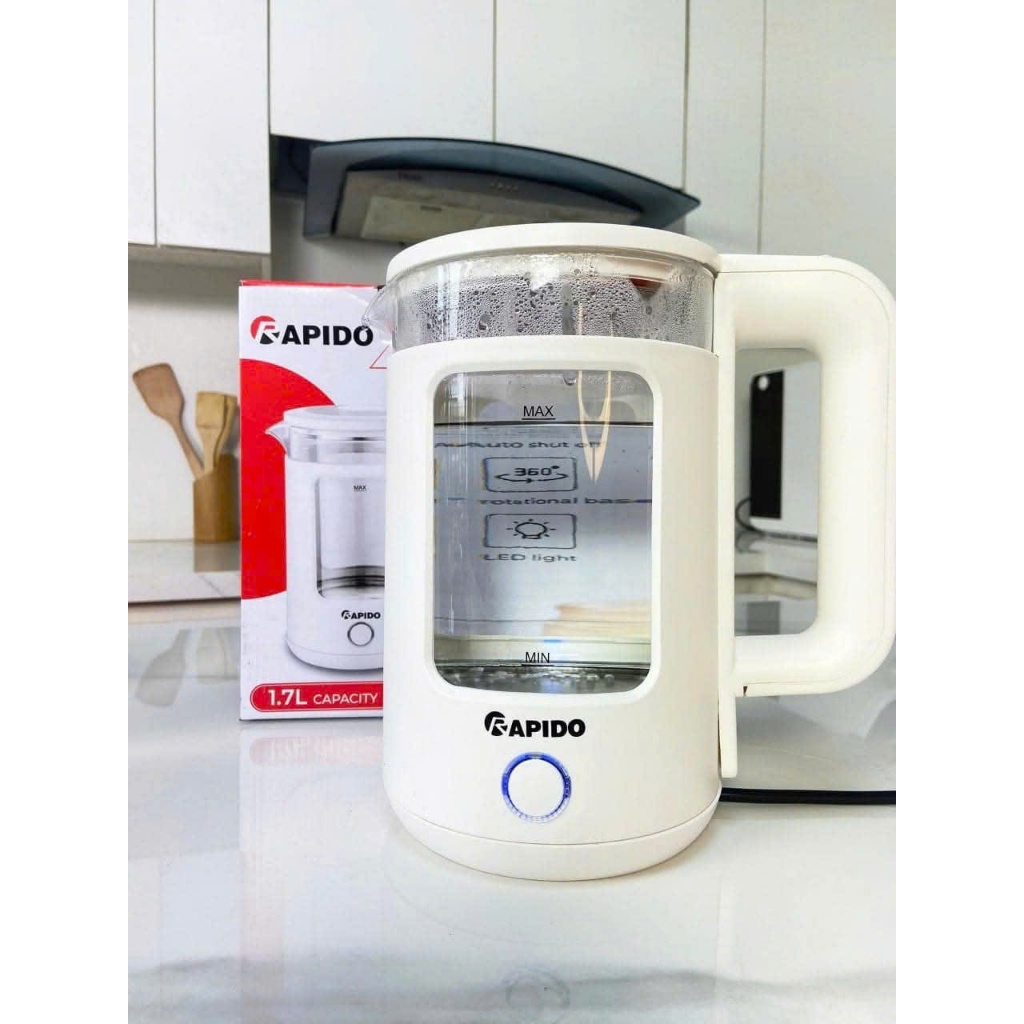 Bình đun siêu tốc Rapido 1.7 lít RK1715-W