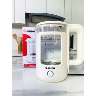 Bình đun siêu tốc Rapido 1.7 lít RK1715-W
