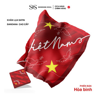  Khăn Bandana Hoà Bình quốc kỳ Shinsign Tự hào Việt Nam A80 2 