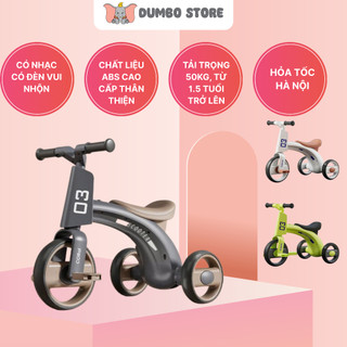   Ship Hoả Tốc  Xe đạp 3 bánh cho bé SPORT 3 in 1 - Xe thăng bằng -Xe chòi chân cho bé cao cấp DUMBO STORE 