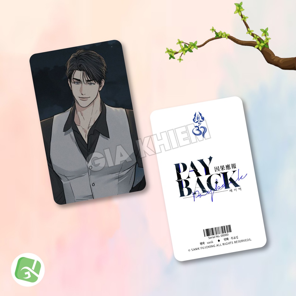 Photocard PAYBACK (P1) - Size 5.5x9cm