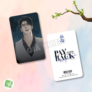 Photocard PAYBACK (P1) - Size 5.5x9cm