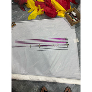  bộ khung diều 2m đuôi cá Phull tím víp không có áo 