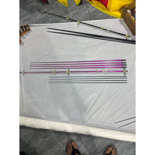  combo khung diều 2m mẹ bồng con TÍM VÍP  không có áo 