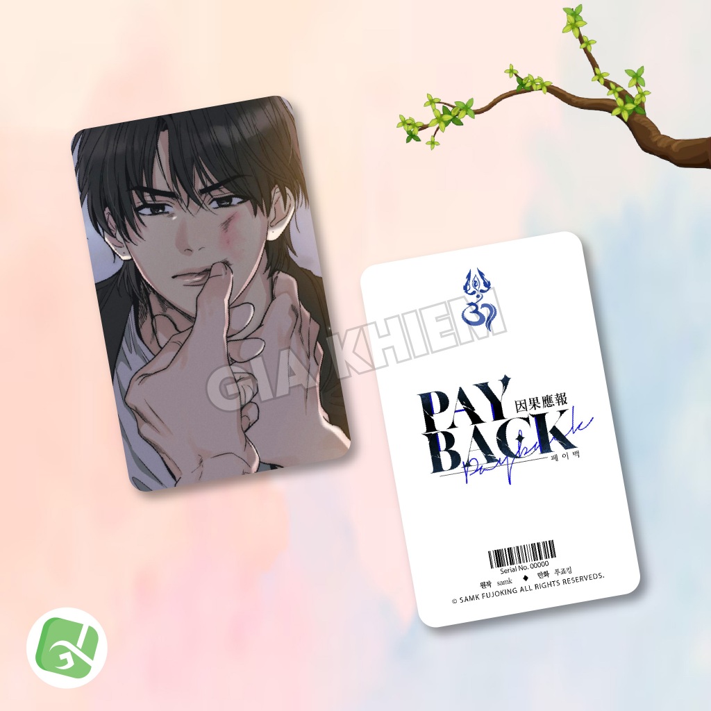Photocard PAYBACK (P2) - Size 5.5x9cm