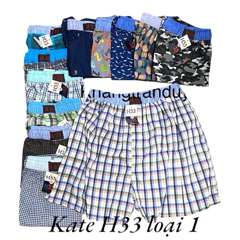 [Hàng loại 1]Quần đùi nam kate H33 chất liệu kate mát mẻ thấm hút mồ hôi tốt phù hợp cho chiều cao khác nhau - Menswea