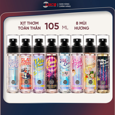 Xịt thơm toàn thân Hair & Body Mist 105ml Bondy Mist