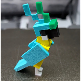   MINECRAFT  Mô hình Con Vẹt Minecraft In 3D – Đồ Trang Trí Gamer 