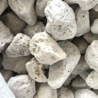 Đá lông vũ nham thạch trắng 1kg – lọc nước, làm sạch bể cá cảnh