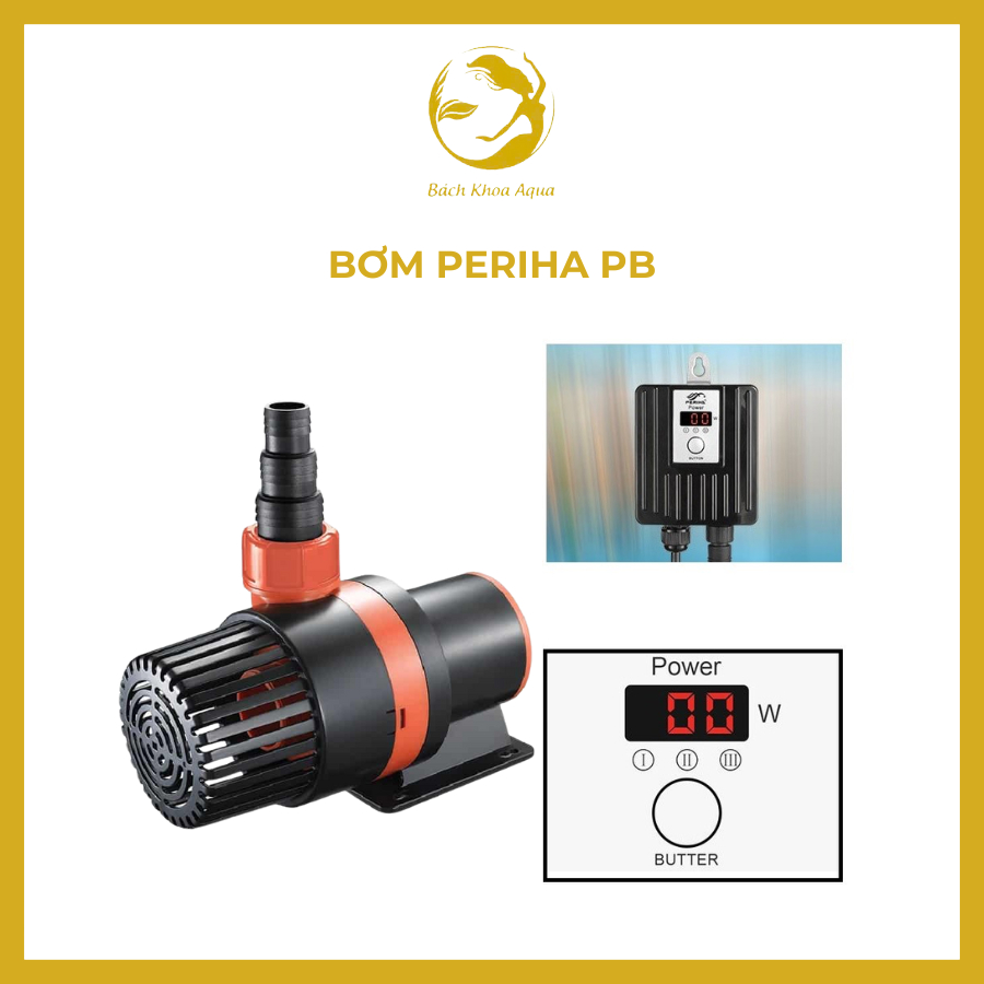 Bơm nước PERIHA PB 5000/7000/9000/10000/12000/14000 cho bể cá – công suất mạnh, bền bỉ, tiết kiệm đi