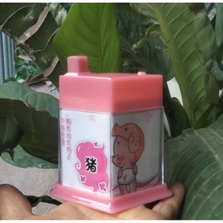 Lọ đựng tăm bằng phíp nhấn nút - tăm ấn các mã
