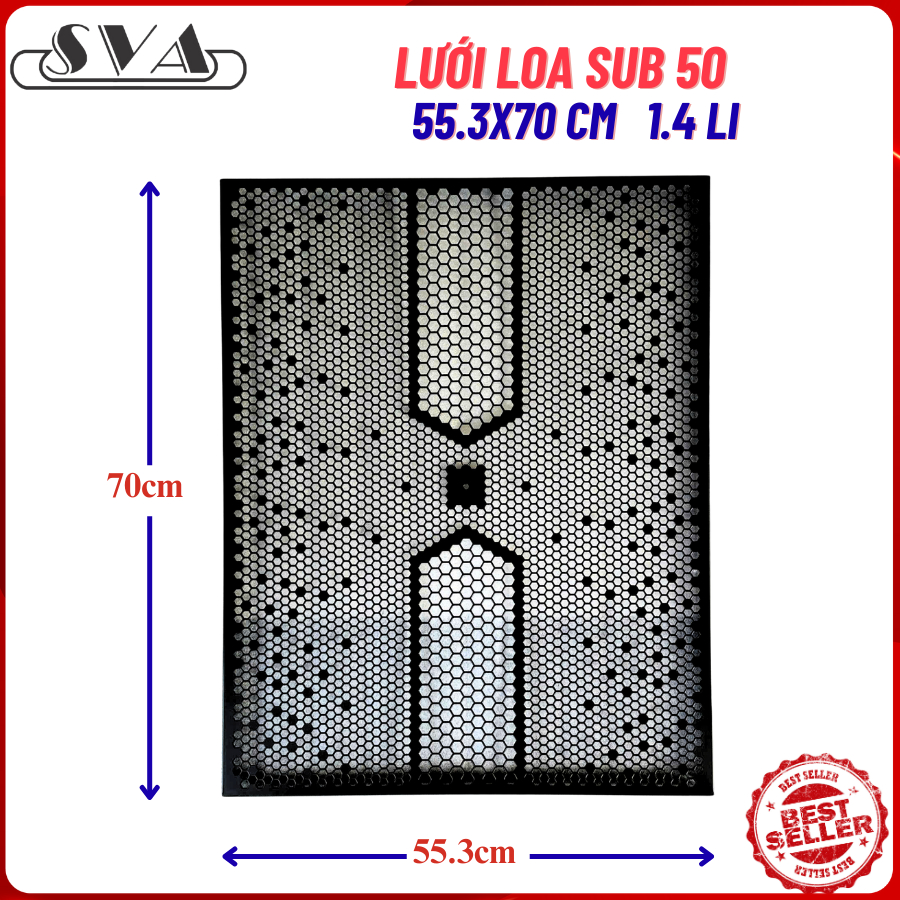 TẤM LƯỚI THÙNG LOA SUB 50 PSD - 55.3X70CM