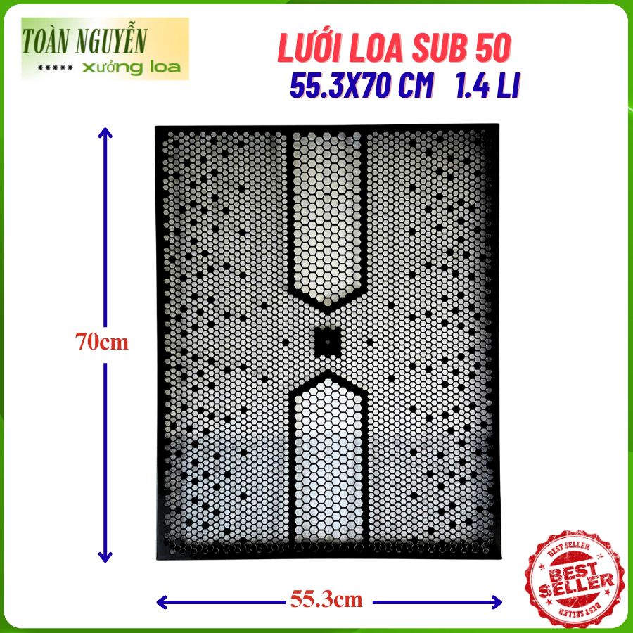 TẤM LƯỚI THÙNG LOA SUB 50 - 55.3X70CM