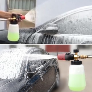 Bình bọt tuyết 1L lắp máy rửa xe loại mới