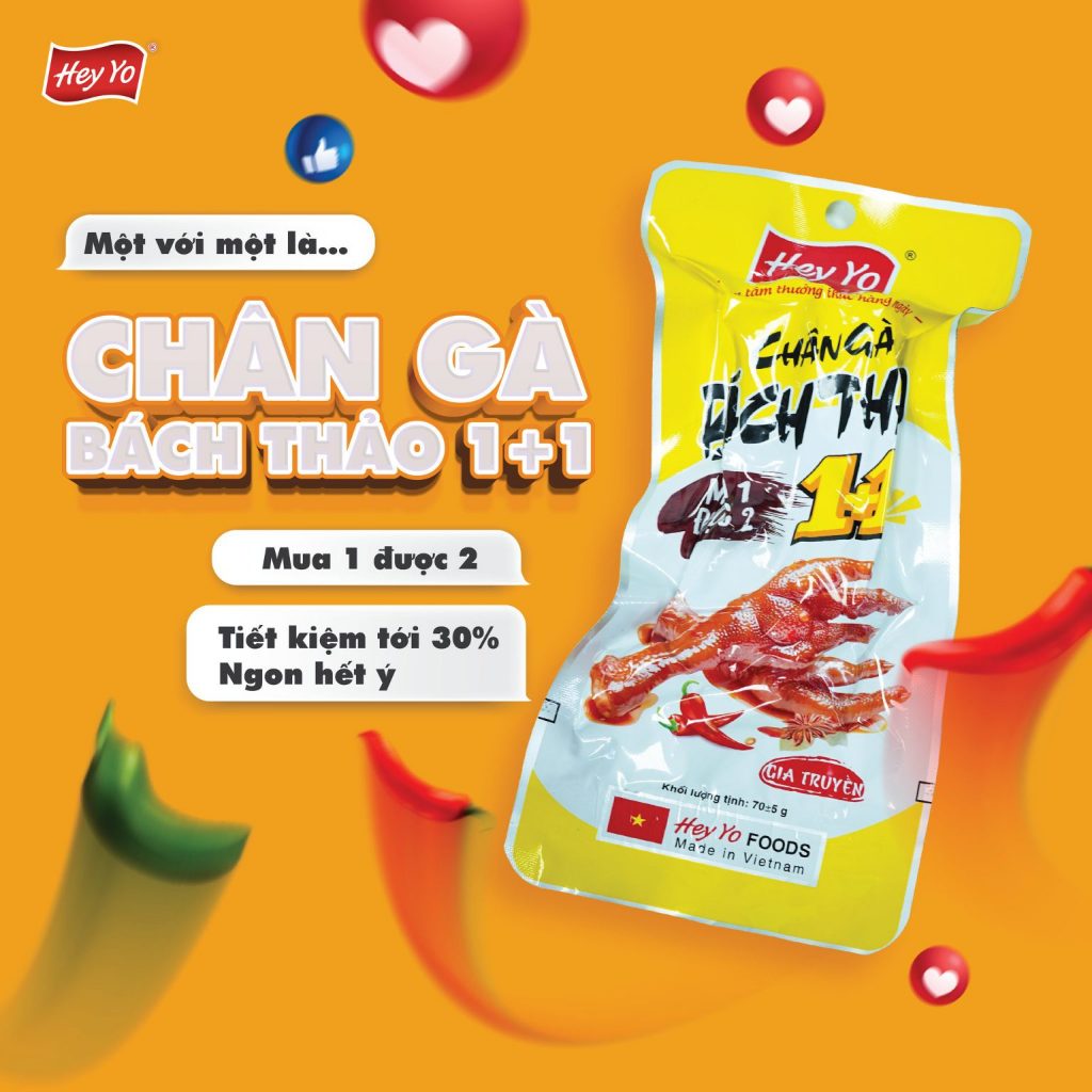 Bịch 20 Gói Chân Gà Bách Thảo Đôi x2, Chân Gà Bách Thảo Đôi Mua 1 + 1