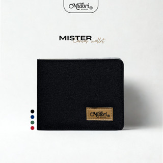 Ví Vải Đứng MISTER WALLET Canvas Nam Nữ Trượt Nước Unisex Nhiều Ngăn Đựng Tiền Thẻ | Midori M STUDIO
