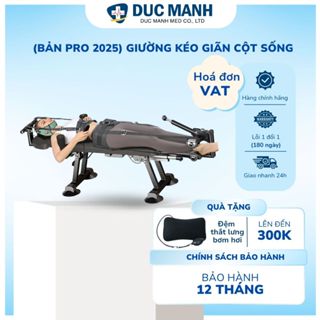 (MẪU MỚI 2025) Giường kéo giãn cột sống, thiết bị hỗ trợ vật lý trị liệu, giúp giảm áp lực lên cột sống